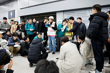 Lezuhant egy utasszállító Dél-Koreában