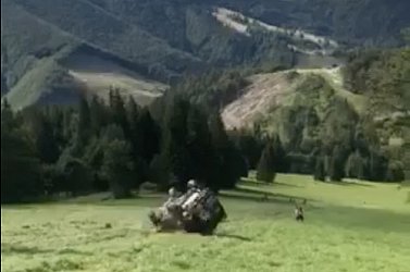Videót tettek közzé a hegyi mentők szombati balesetéről