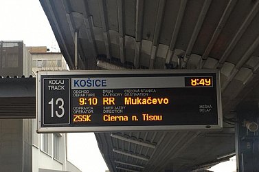 Vonat jár Kassa és Munkács között